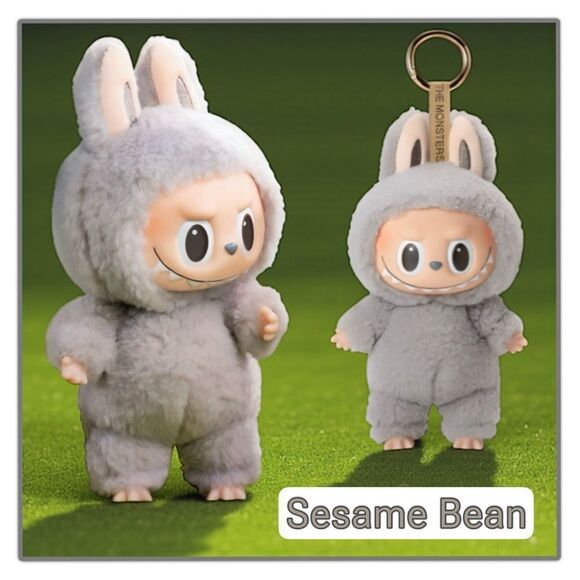 Pop Mart The Monsters Exciting Macaron Labubu Sesame Bean - Picture 15 of 15